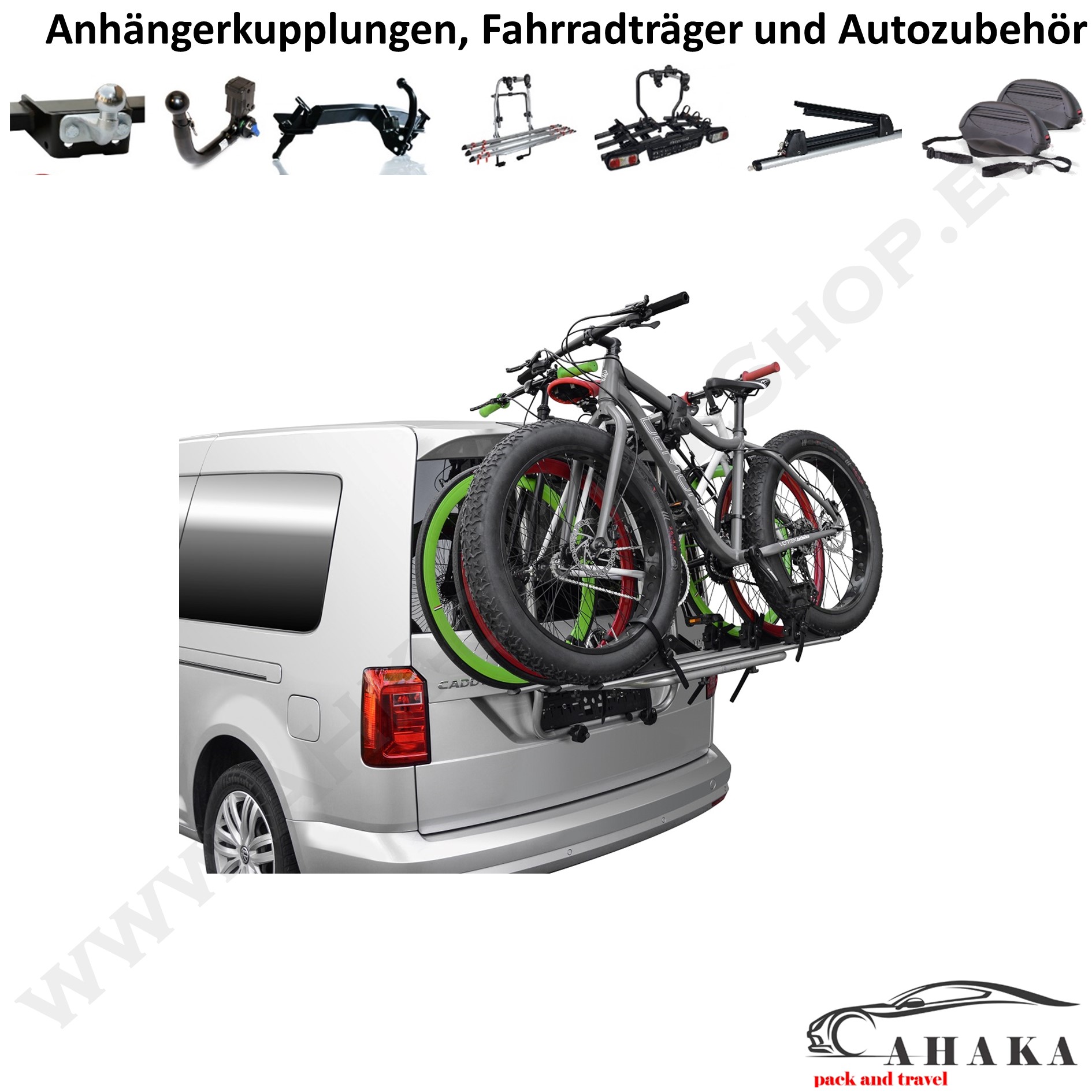 fahrrad-heckträger z.b vw tiguan thule