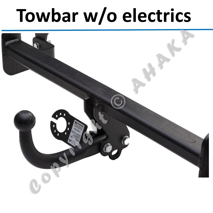 Towbar without electrics