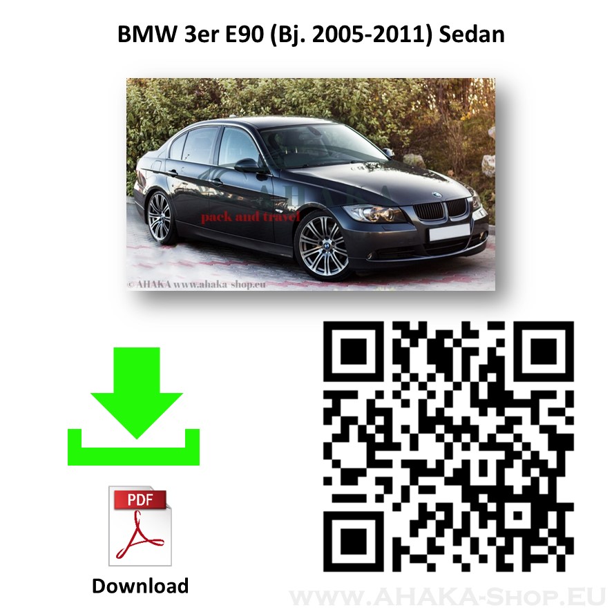 Anhängerkupplung für BMW Serie 3 E90 E91 Limousine, Stufenheck, Touring, Kombi Bj. 2005 - 2012 - günstig online kaufen