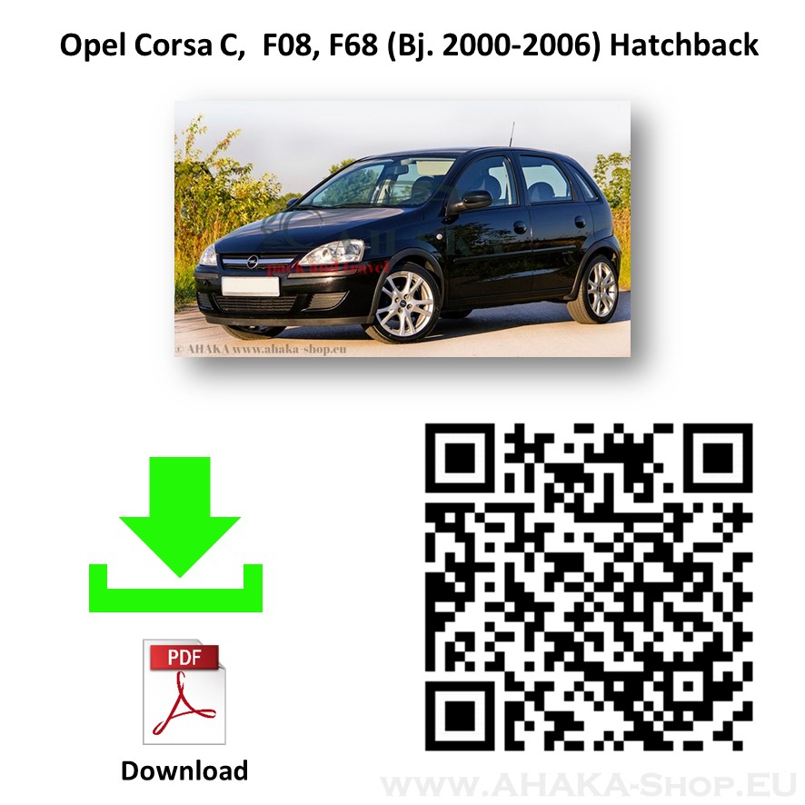 Anhängerkupplung für Opel Corsa C Schrägheck Bj. 2000 - 2006 - günstig online kaufen