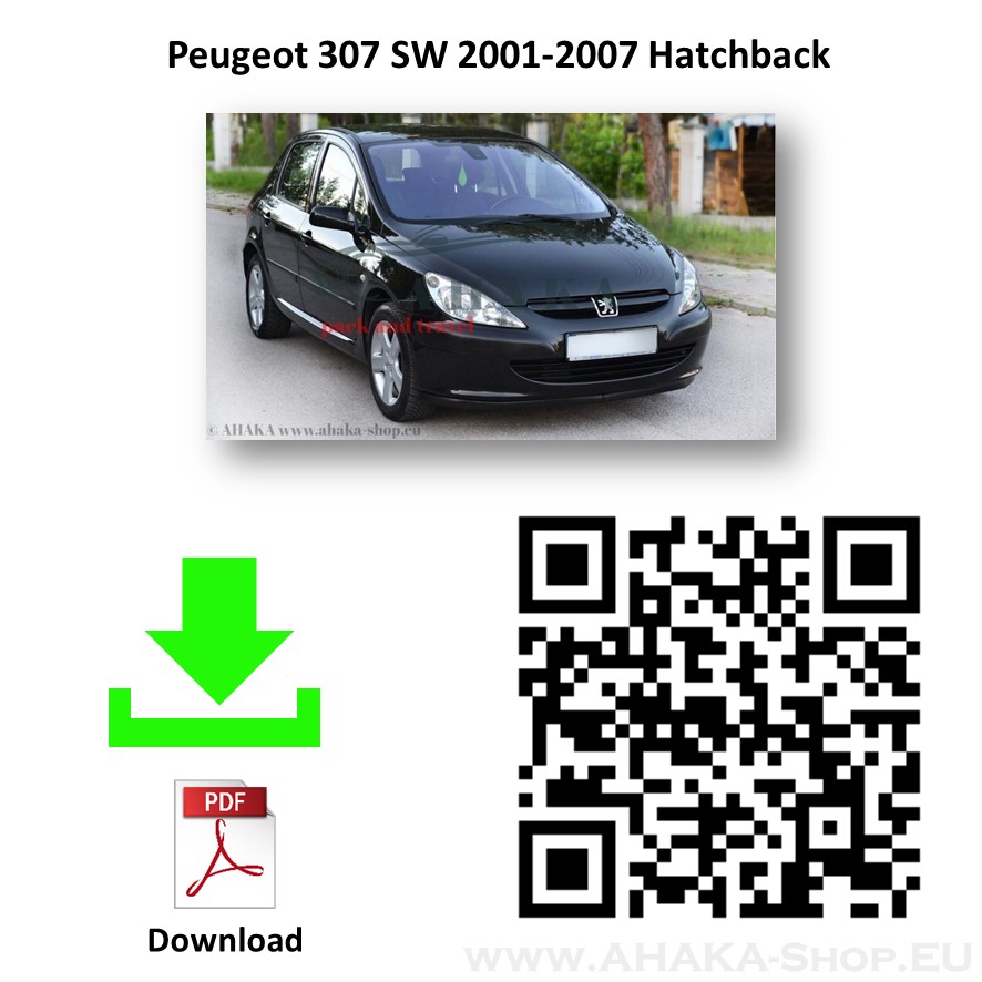 Anhängerkupplung für Peugeot 307 Schrägheck Bj. 2001 - 2007 - günstig online kaufen