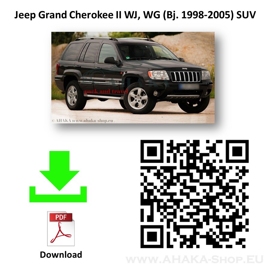 Anhängerkupplung für Jeep Grand Cherokee WJ WG Bj. 1999 - 2005 - günstig online kaufen