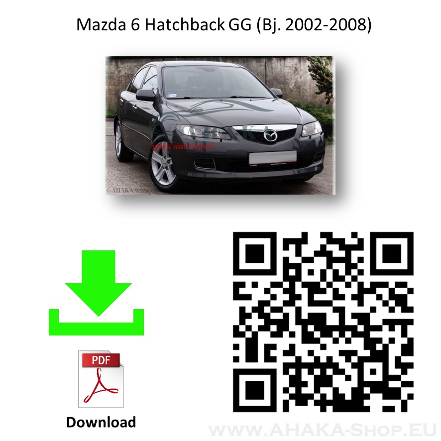 Anhängerkupplung für Mazda 6 GG Schrägheck Bj. 2002 - 2008 - günstig online kaufen