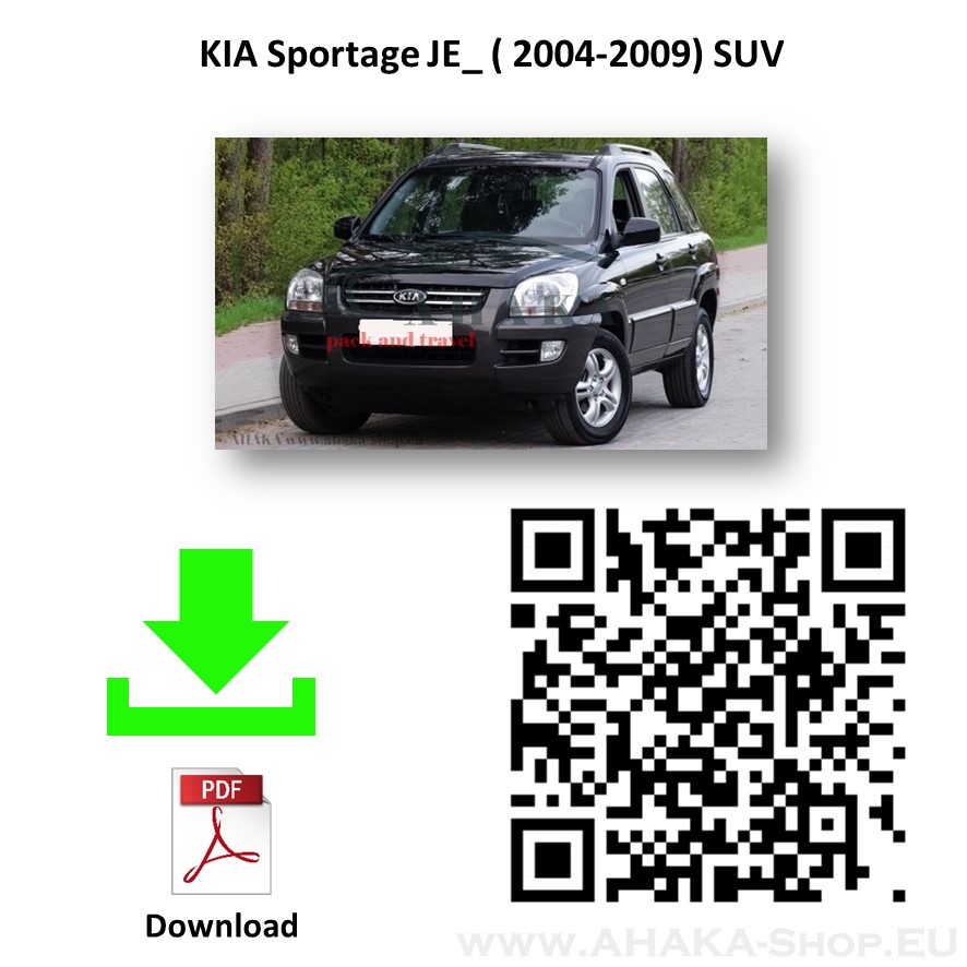 Anhängerkupplung für Kia Sportage JE Bj. 2004 - 2010 - günstig online kaufen